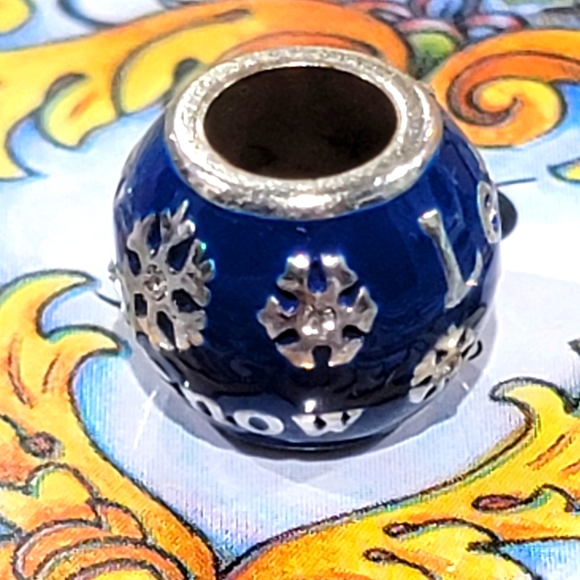 BRIGHTON RETIRED SPACER "LET IT SNOW" NWOT - Picture 3 of 5